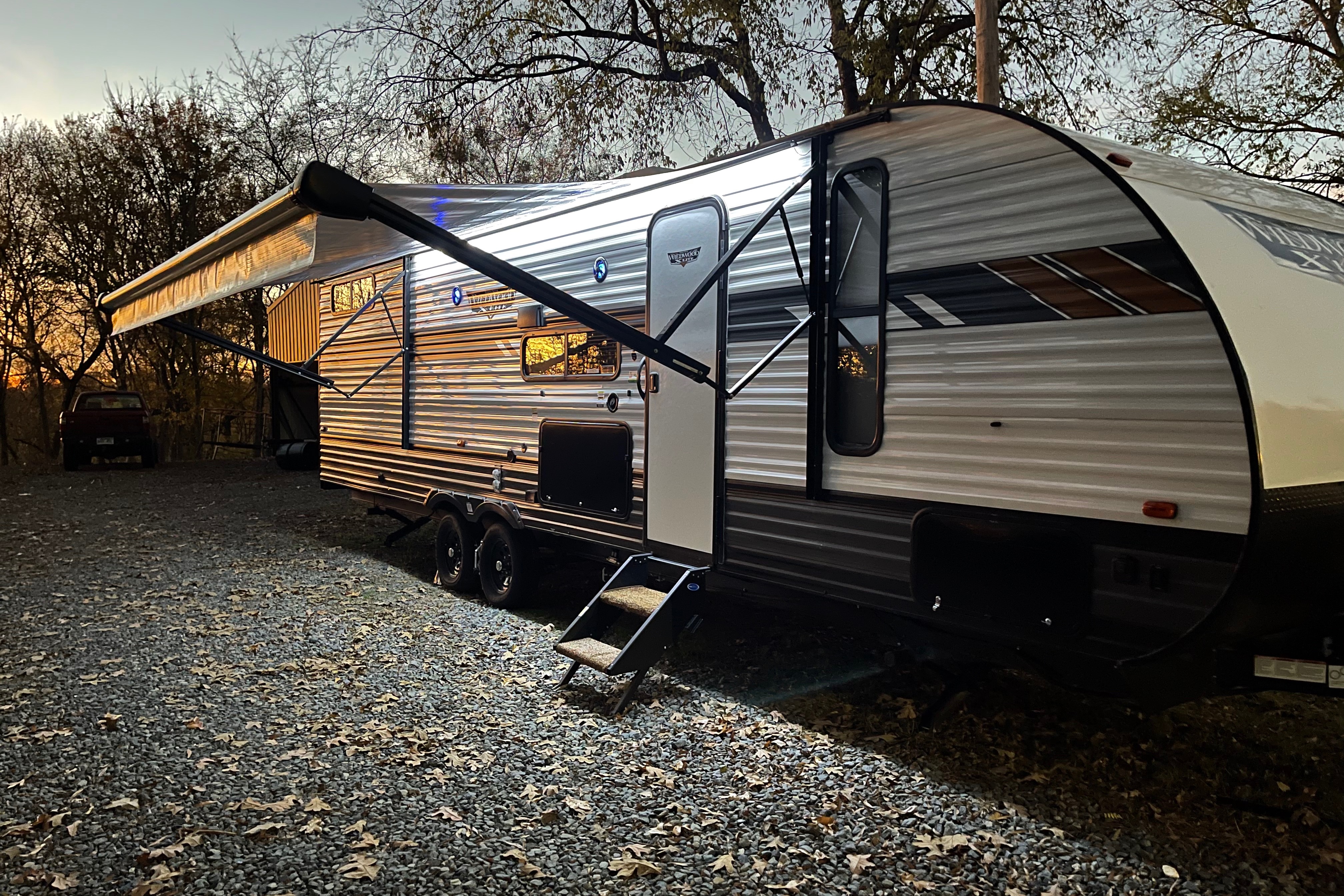 Noble's Forest River Wildwood x-lite Travel Trailer