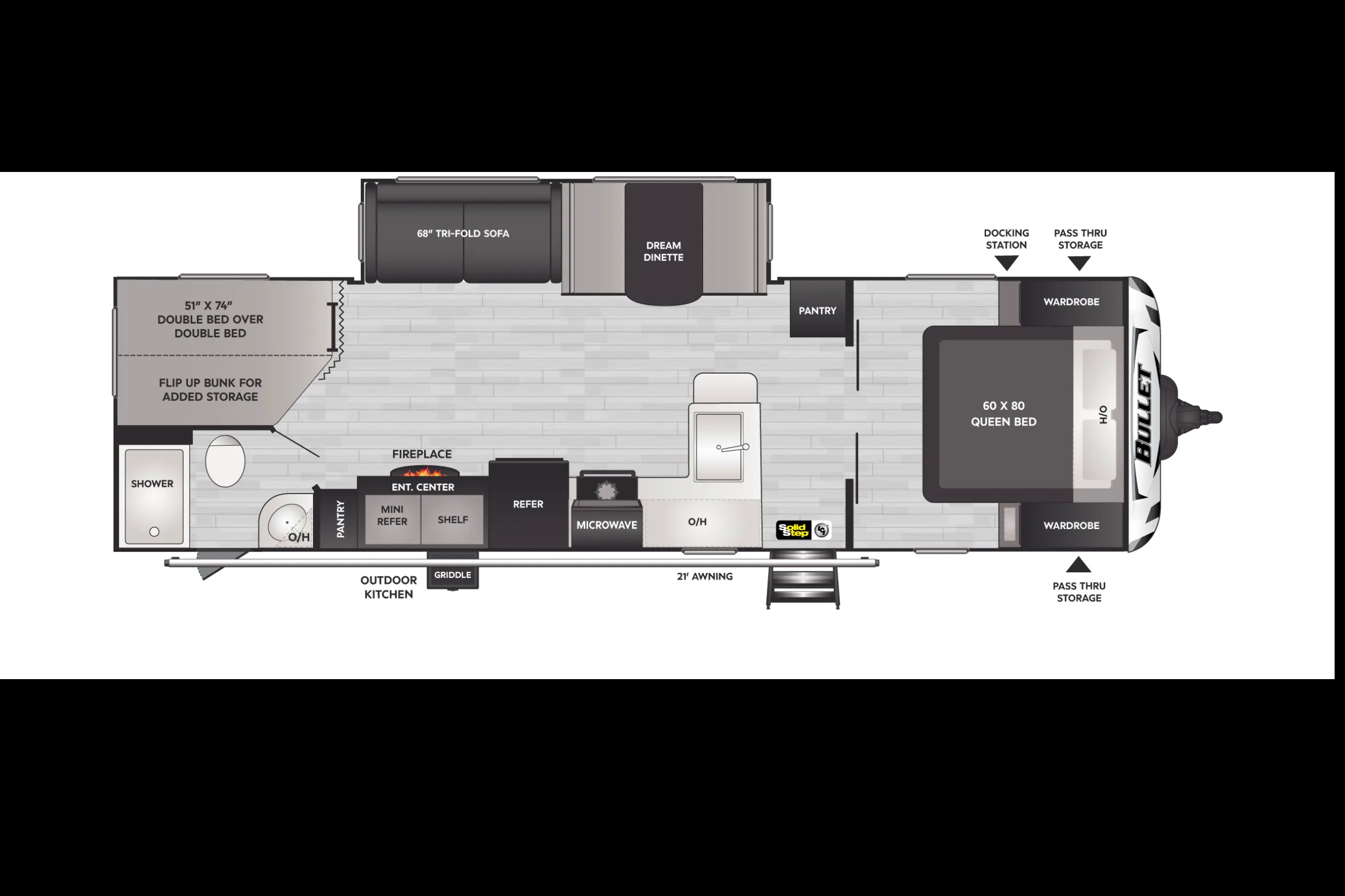 2023 Bullet Bunkhouse | Fully Equipped, Solar, Easy Delivery