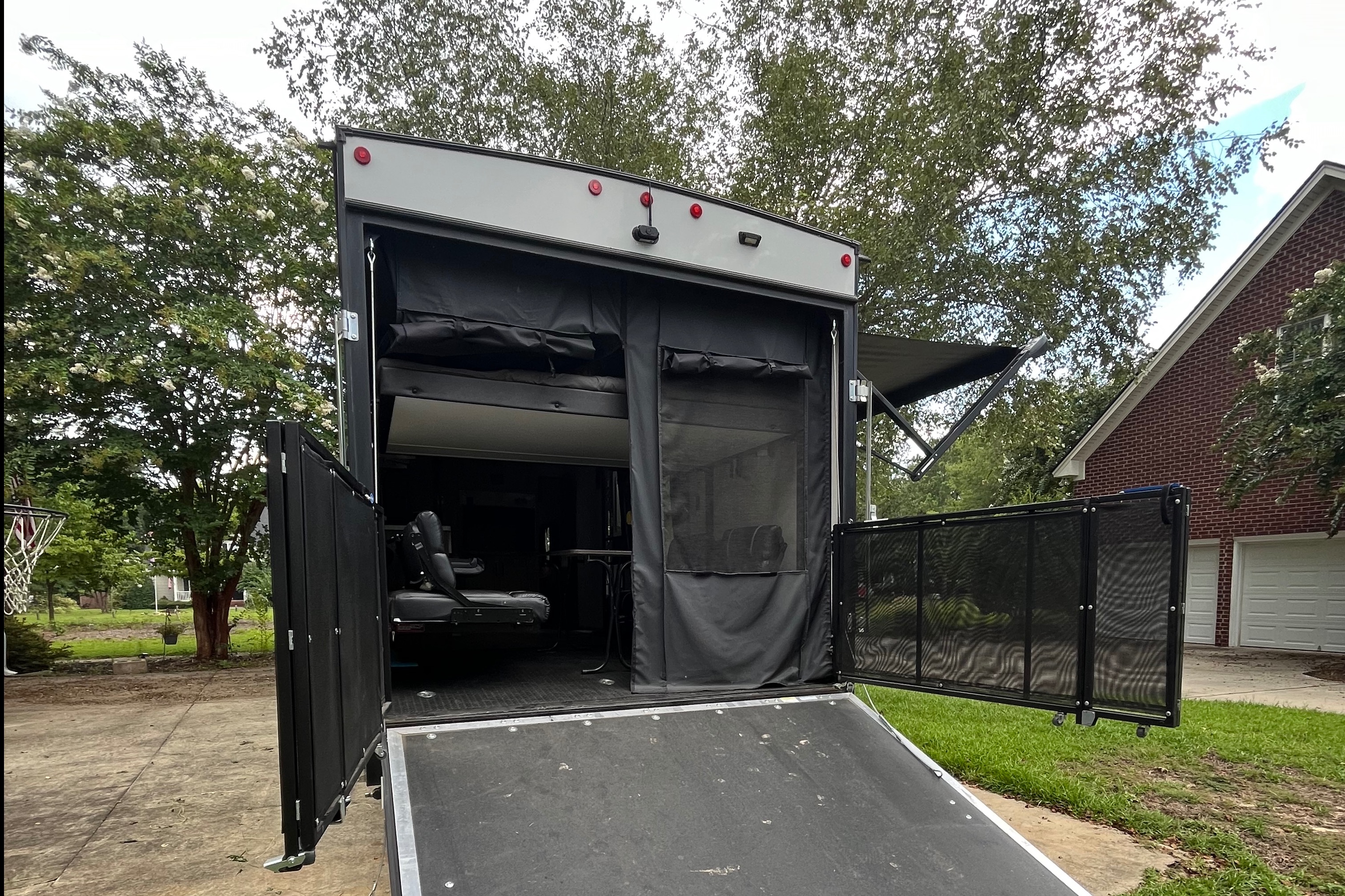Adventure ready family friendly toy hauler