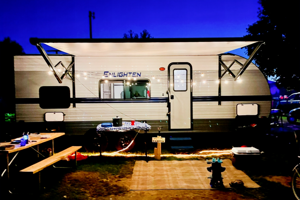 Michael 's Gulf Stream Enlighten  Travel Trailer