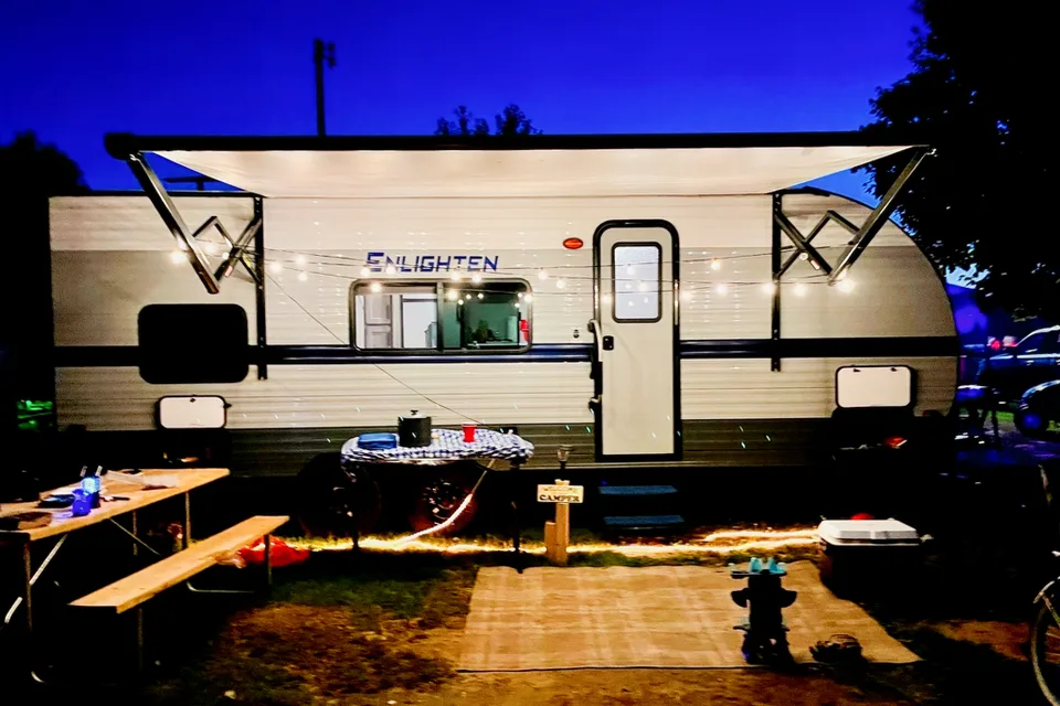 Michael 's Gulf Stream Enlighten  Travel Trailer