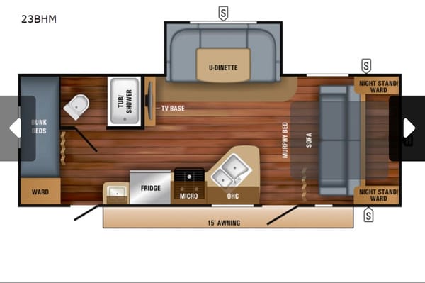 Matt's Jayco Jay feather 23bhm Travel Trailer