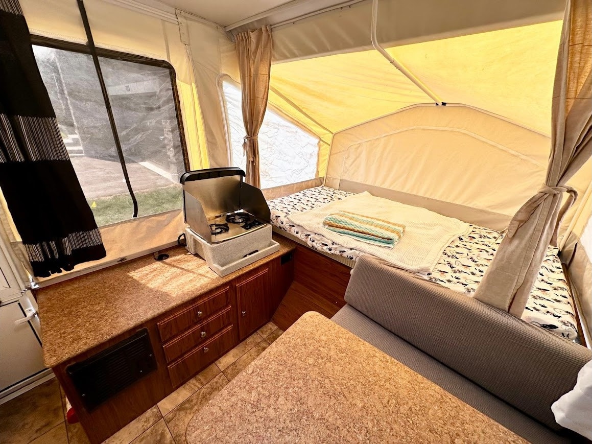Freedom on Wheels - Cozy Rockwood Pop-Up Camper