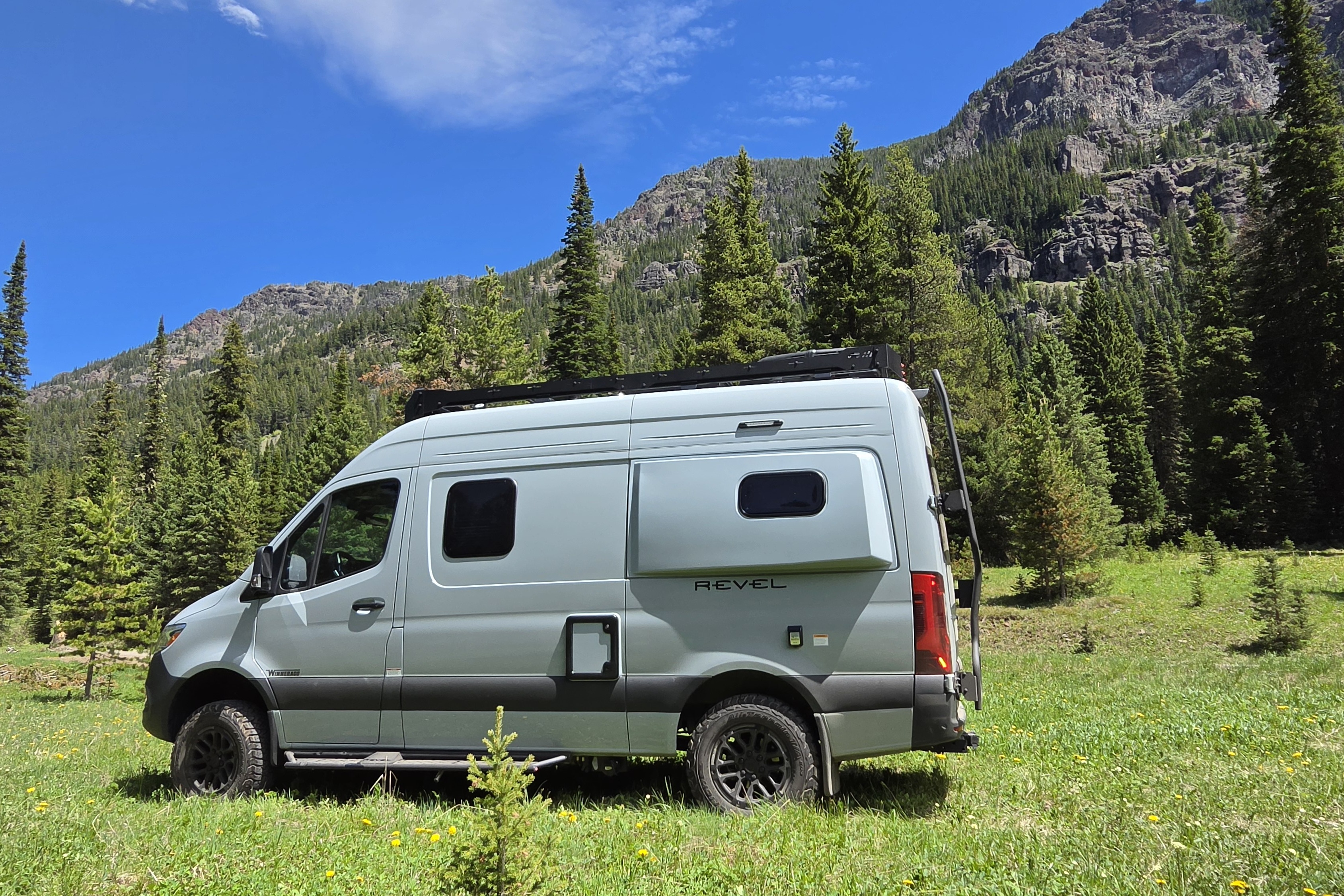 2026 AWD Winnebago Revel 44E "Barney" - UNLIMITED MILES - Starlink - MONTANA