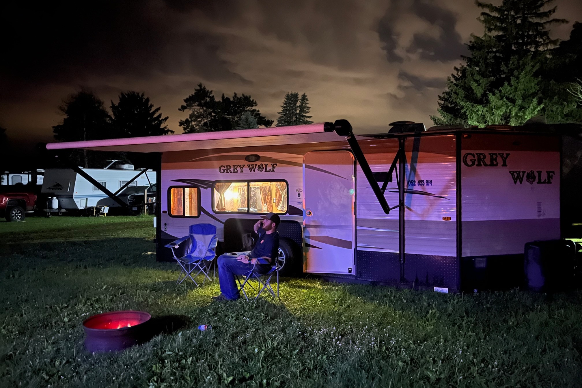 Forest River Grey Wolf RV/Fish House Trailer & Amenities