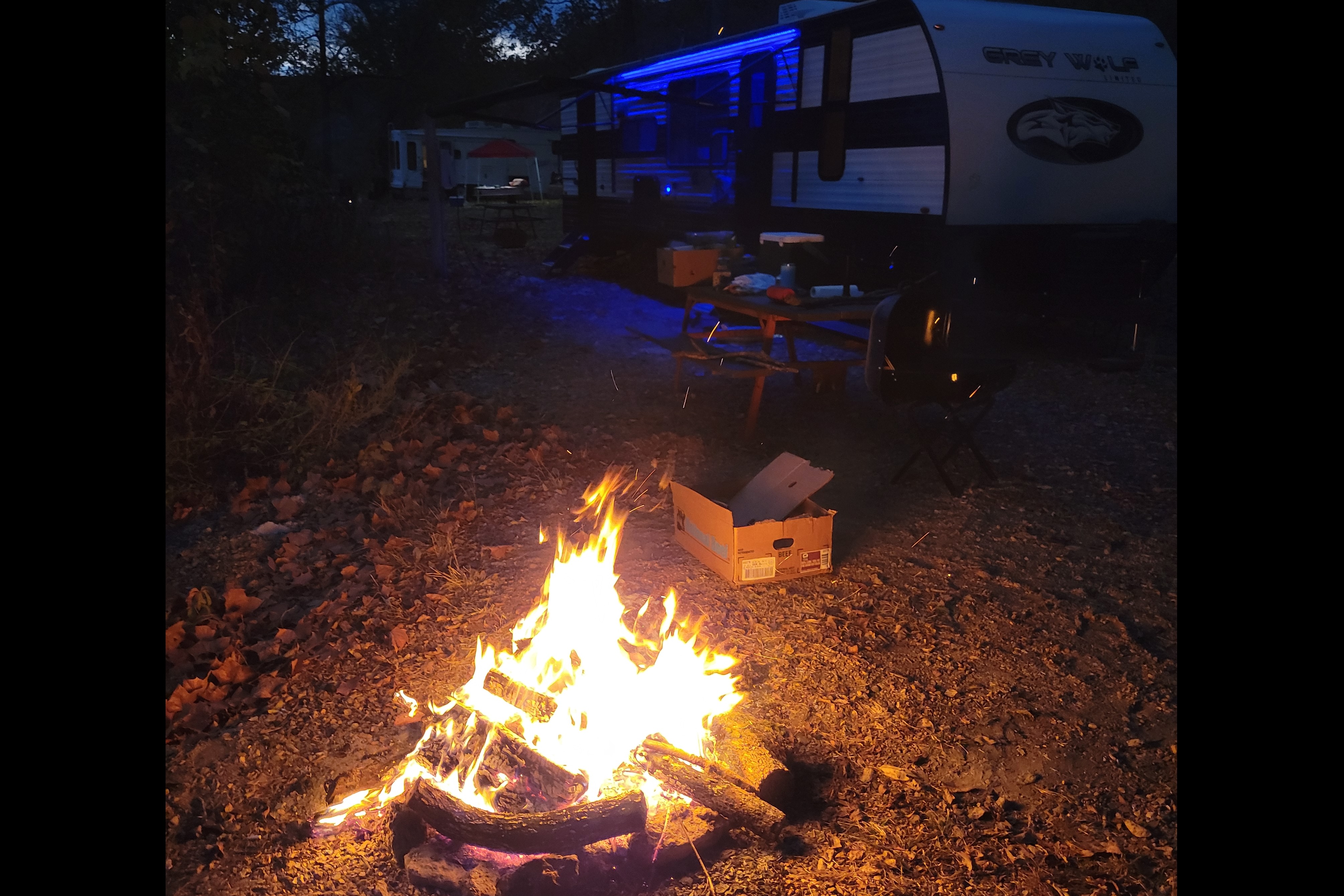 Cozy Camping in the Cherokee Grey Wolf