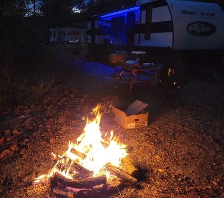 Cozy Camping in the Cherokee Grey Wolf