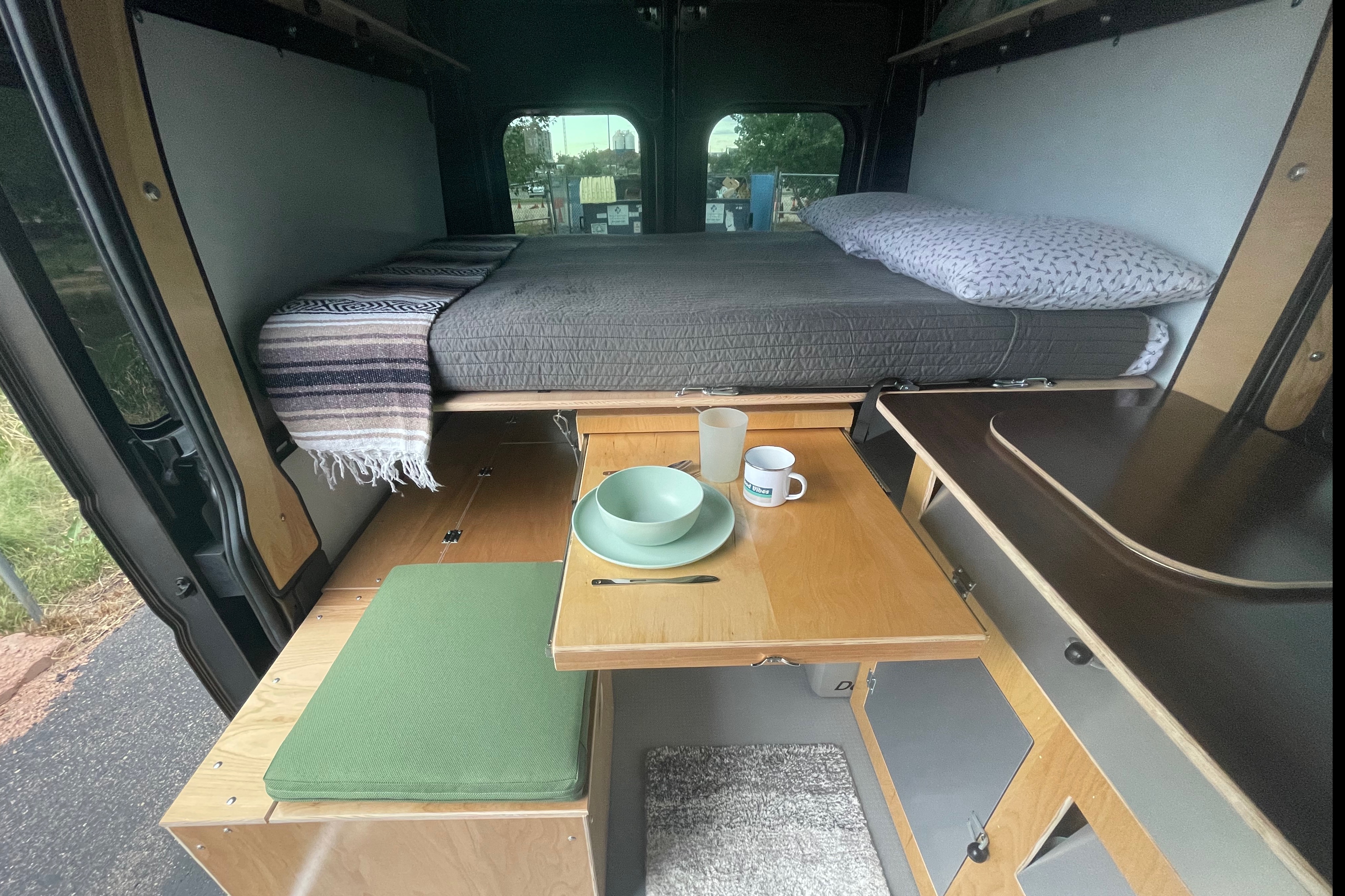 The Happy Glamper, Converted Promaster Camper Van #vanlife