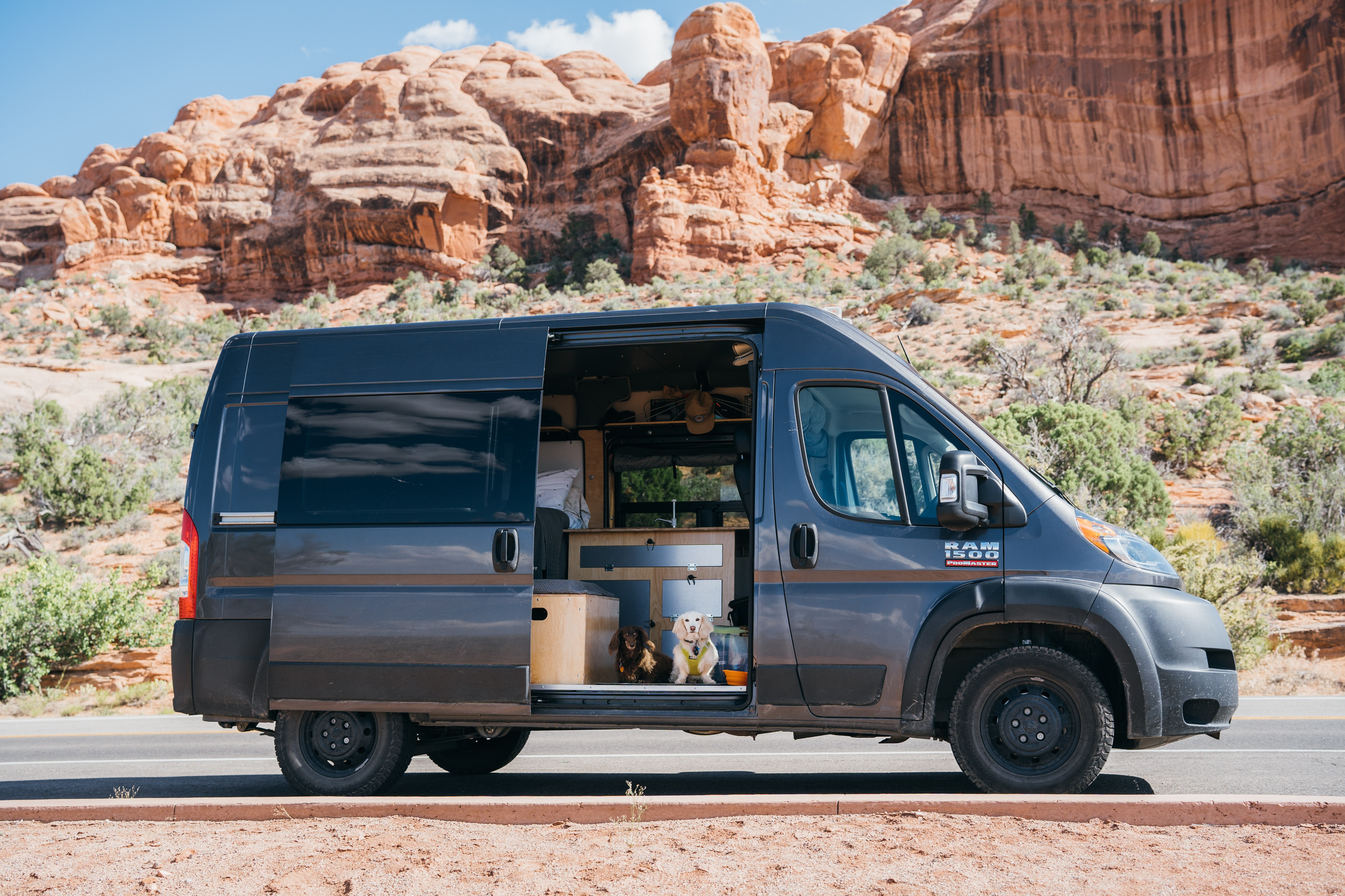 The Happy Glamper, Converted Promaster Camper Van #vanlife