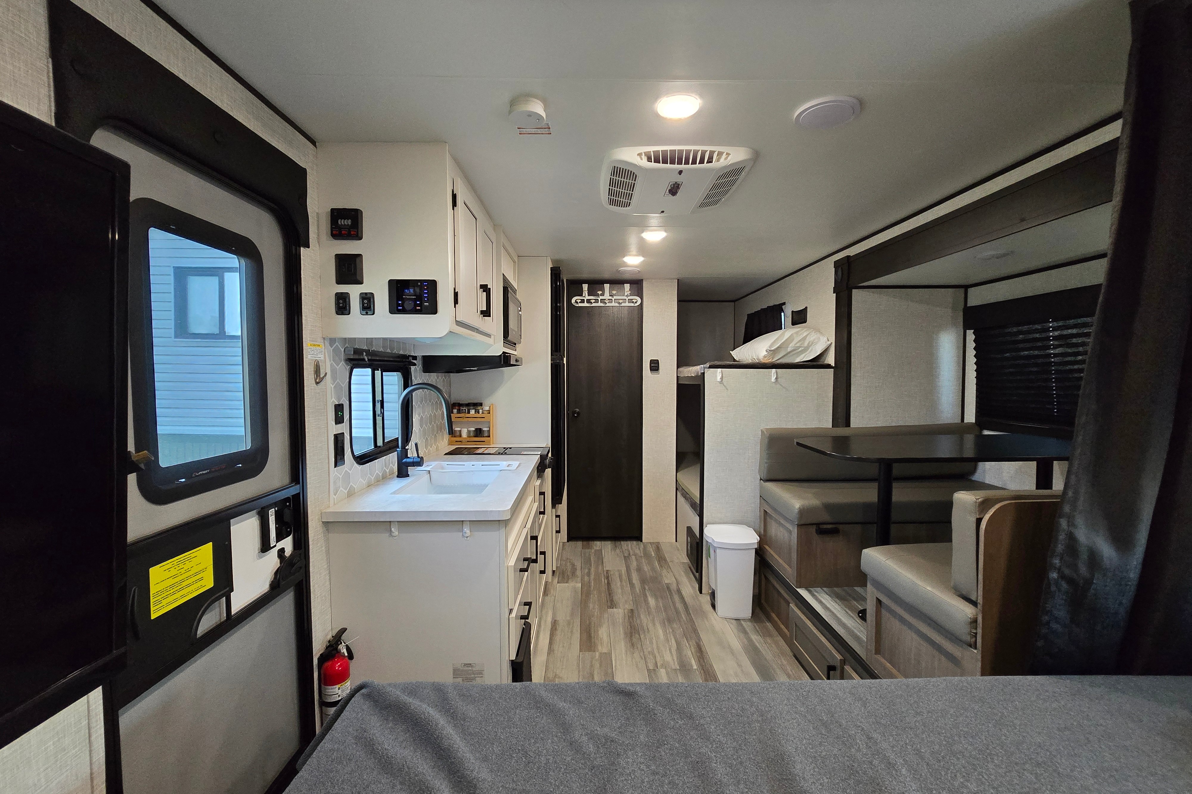 Ryan and Natashas Highland Ridge RV Open range 180 bhs Travel Trailer