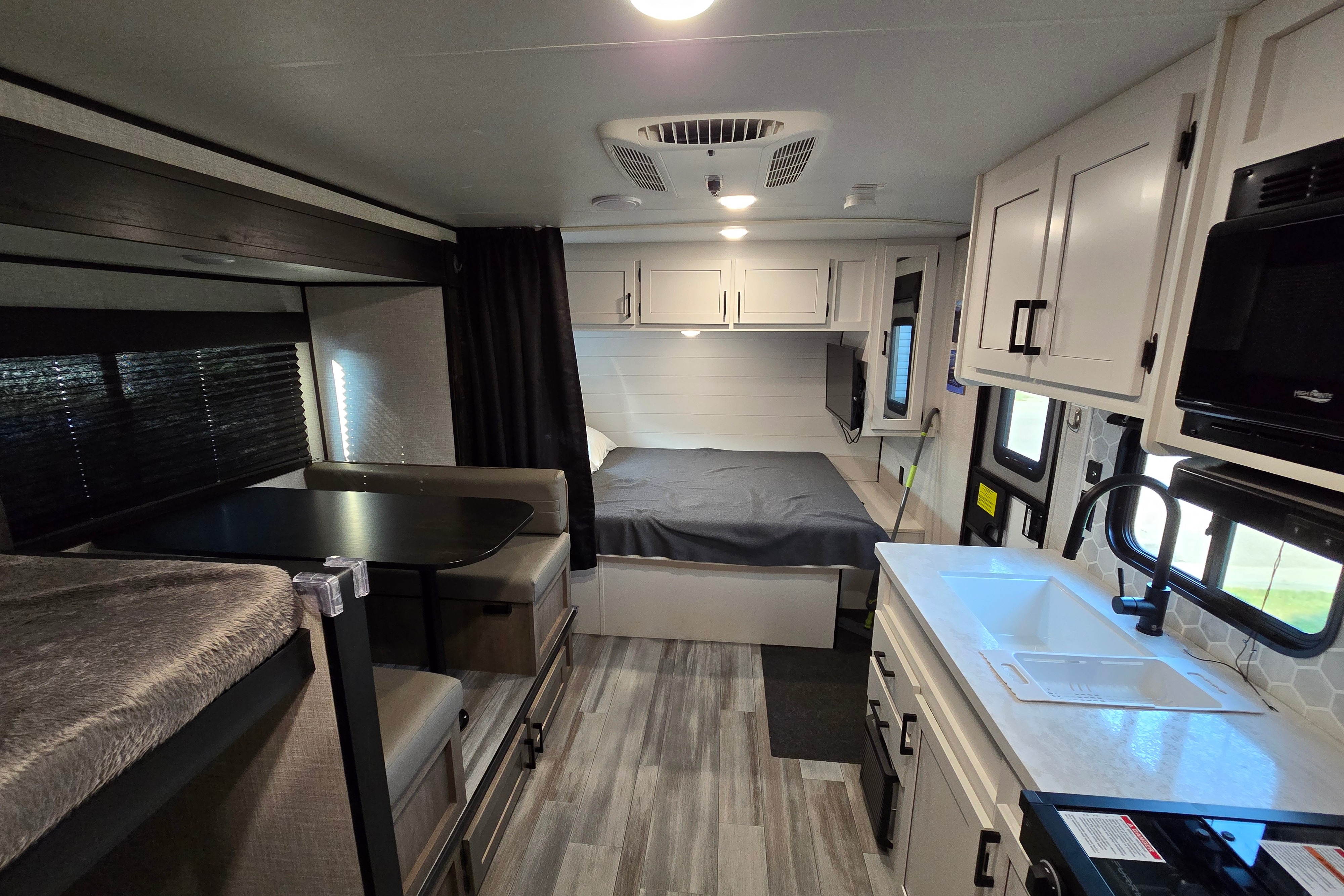 Ryan and Natashas Highland Ridge RV Open range 180 bhs Travel Trailer