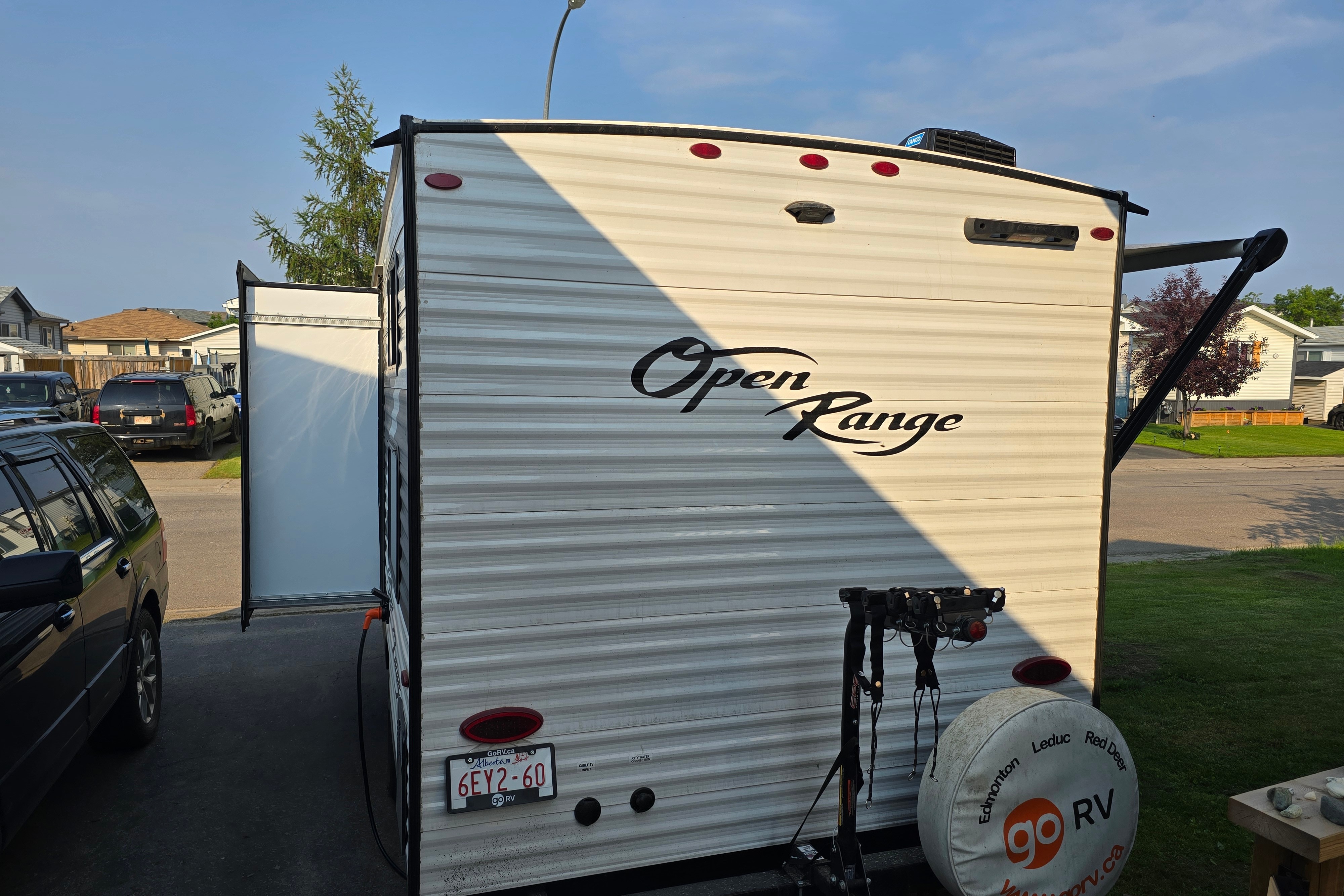 Ryan and Natashas Highland Ridge RV Open range 180 bhs Travel Trailer