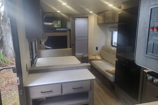 Delivered Bunkhouse RV – Setup & Stocked