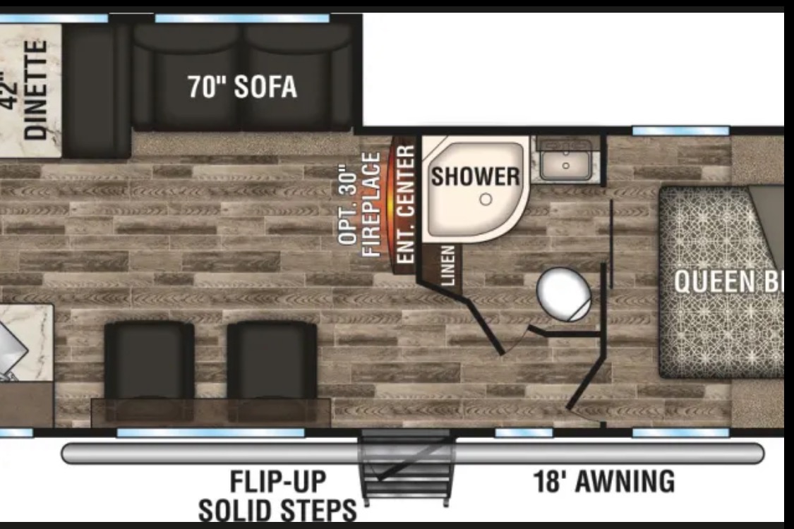 Chuck's 33’ Travel Trailer