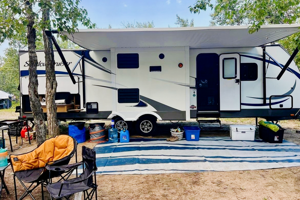 Comfortable camping Travel Trailer