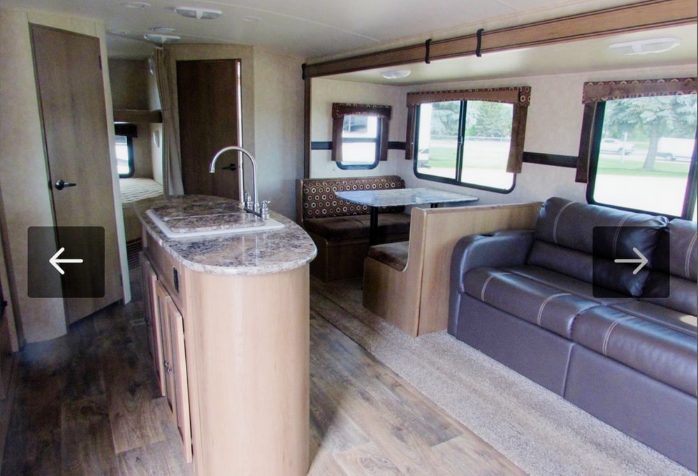 Comfortable camping Travel Trailer