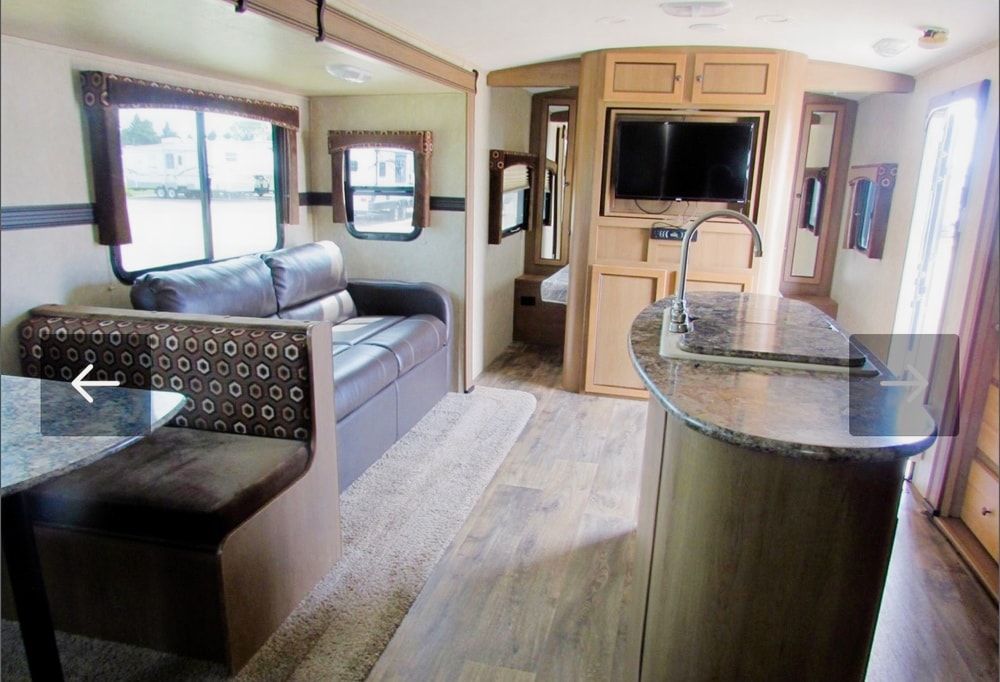Comfortable camping Travel Trailer