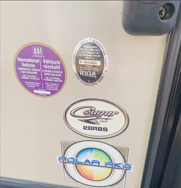 Chris's Cougar Cougar lite  Travel Trailer