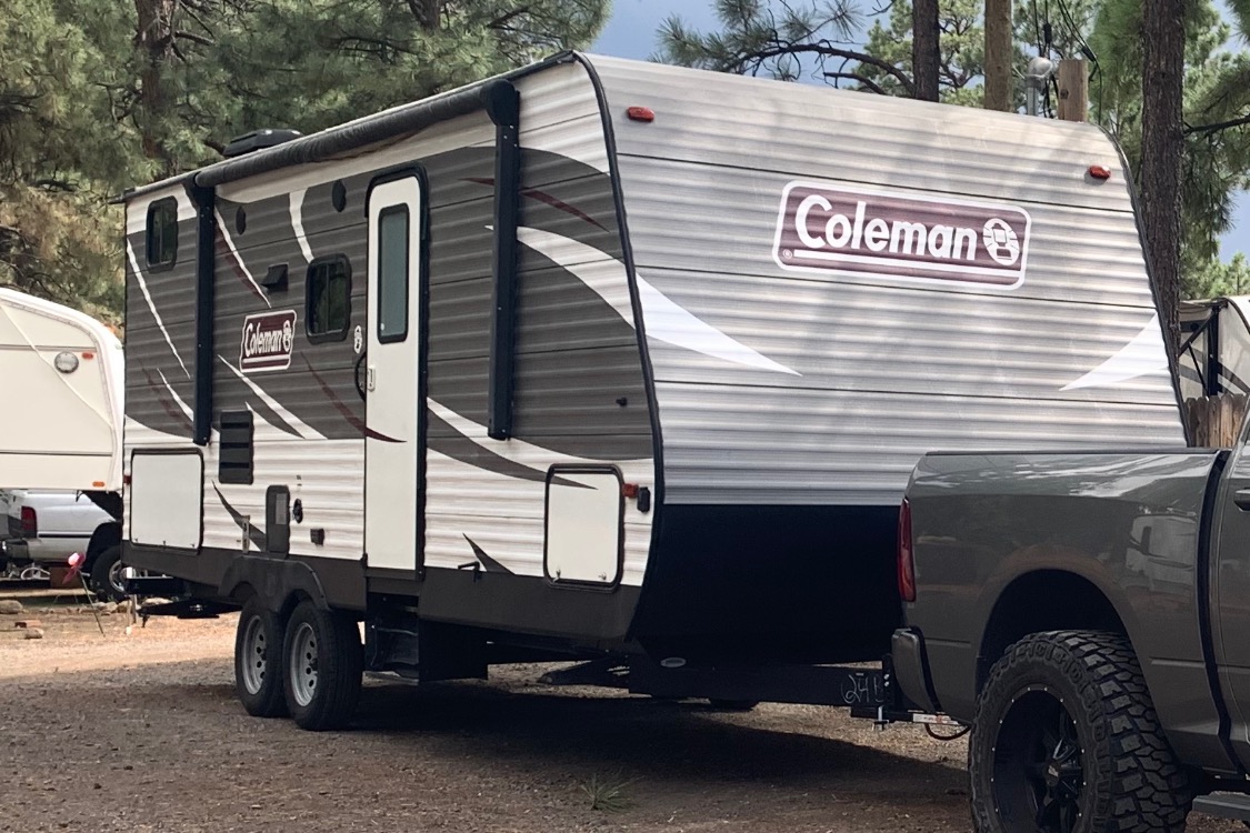 Wesley's Coleman Lantern Travel Trailer
