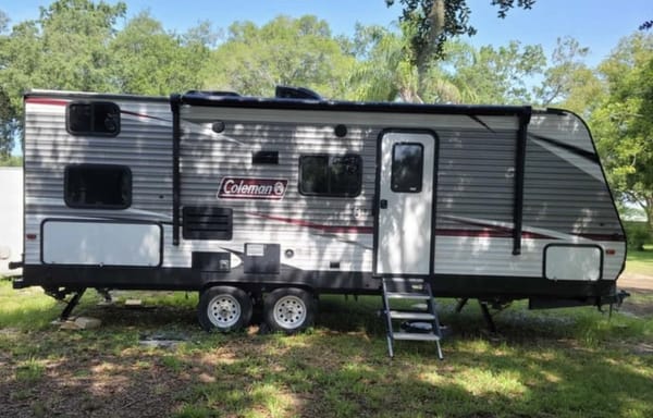 Wesley's Coleman Lantern Travel Trailer