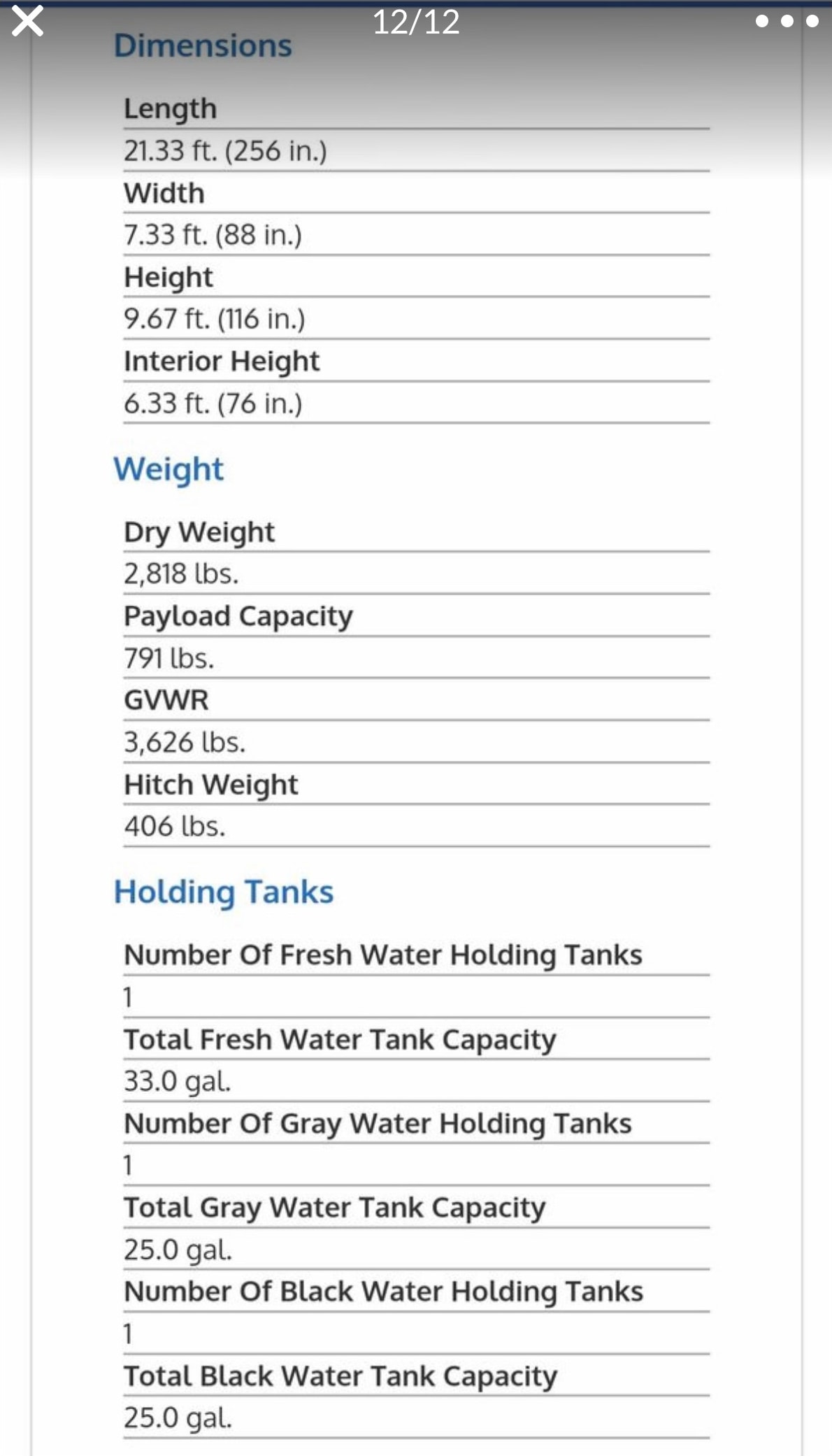Compact/Ultra-Light/ Coachmen Viking Trailer