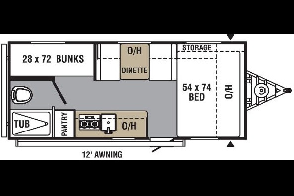 Compact/Ultra-Light/ Coachmen Viking Trailer
