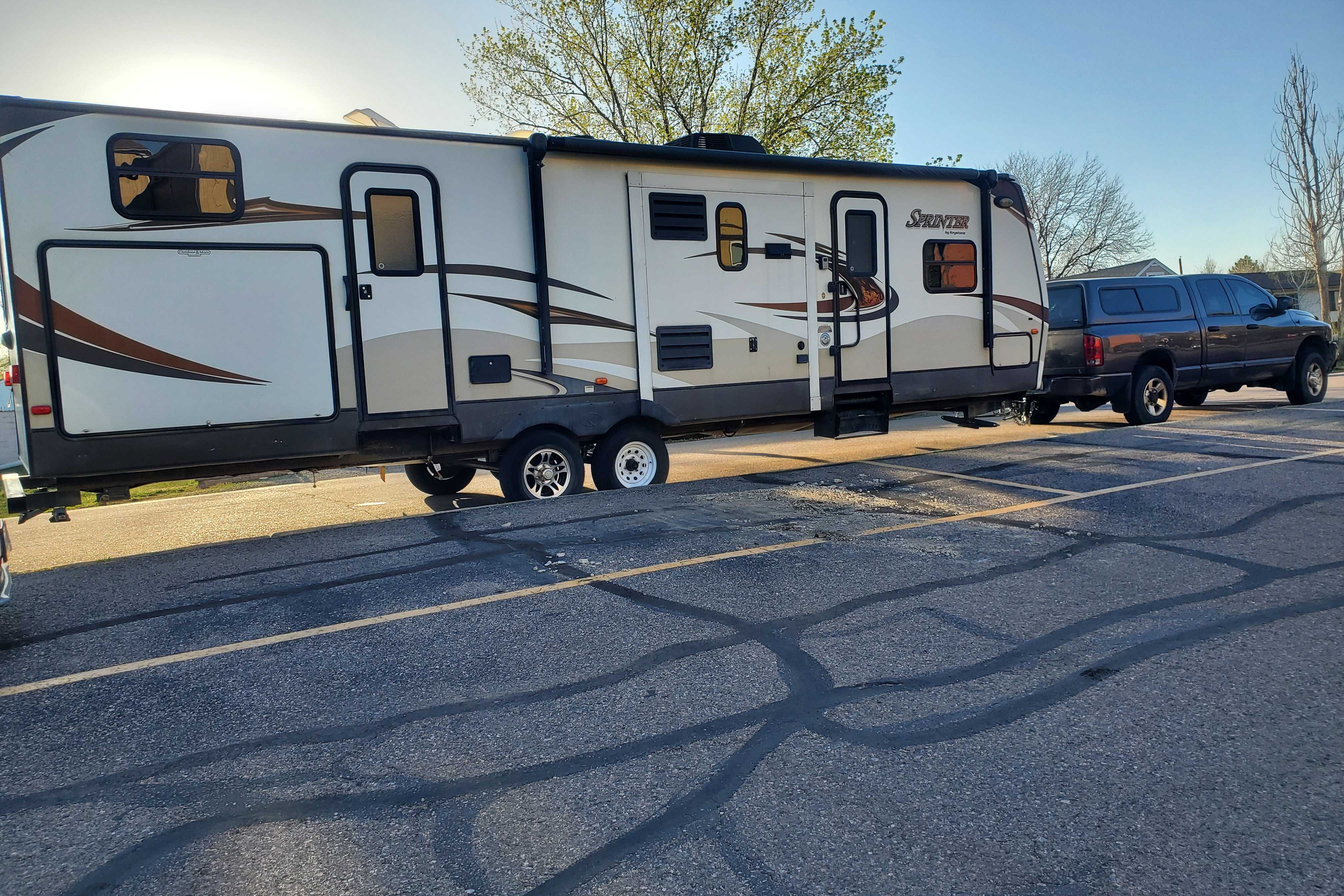 The Mayne Stay Keystone Sprinter Travel Trailer