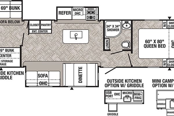 2021 Palomino Puma 32 BHKS Travel Trailer