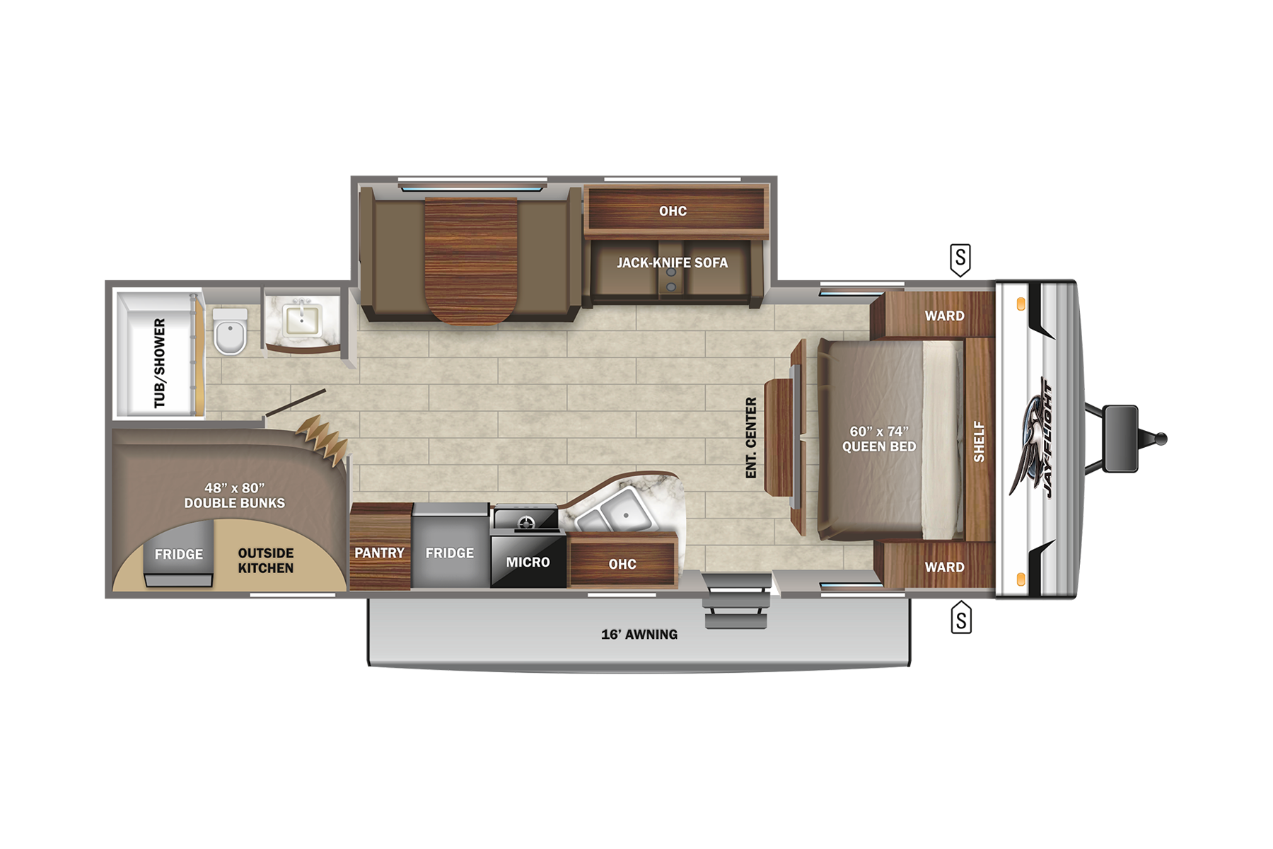 Chris's Jayco Jay Flight SLX 8 267BHS travel trailer Travel Trailer