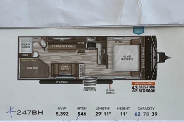 Escape life Grand Design Travel Trailer