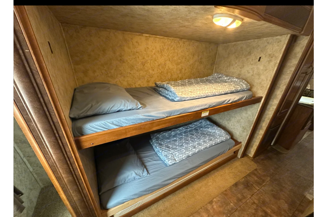 Rolling Retreat, Keystone Bullet Premier 31 BHPR Travel Trailer
