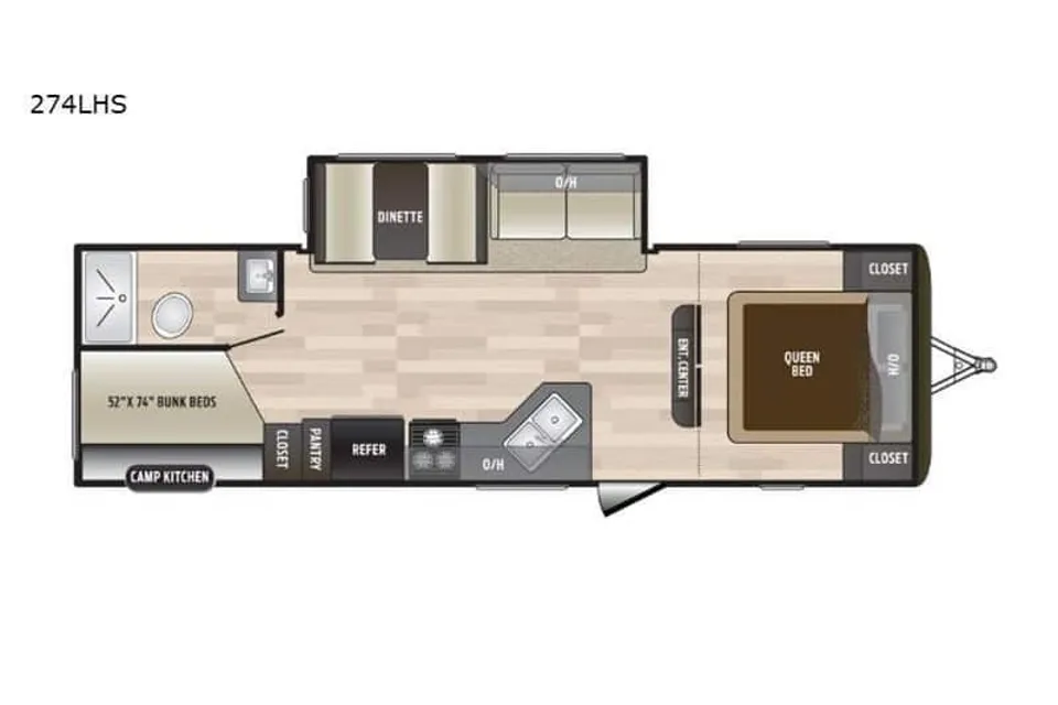 Coastal Cruiser – Your Home on the Road Hideout 274LHS Travel Trailer