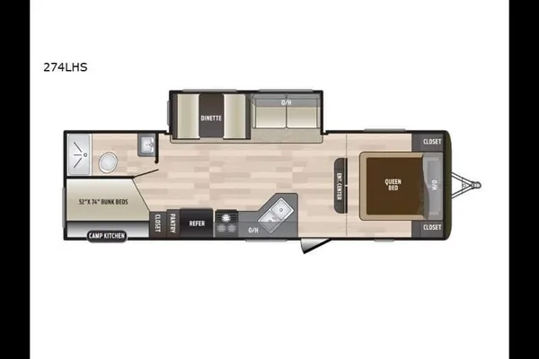 Coastal Cruiser – Your Home on the Road Hideout 274LHS Travel Trailer