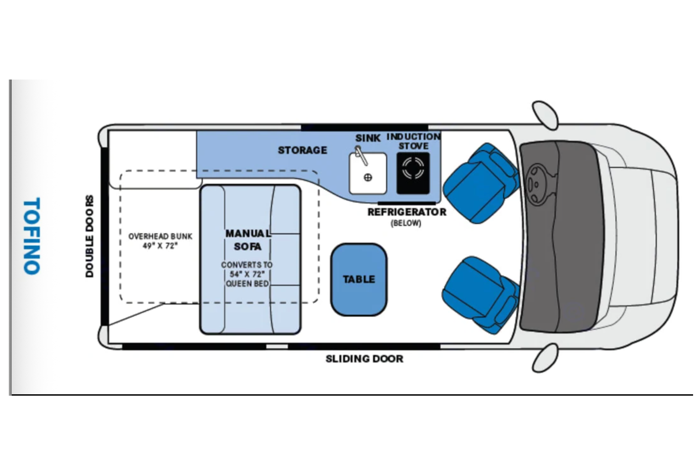 Ram Promaster - Pleasureway Tofino Pop Top Full Camper-  Sleeps 4!