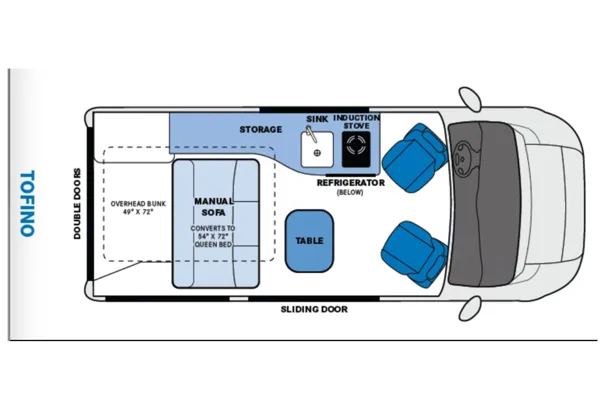 Ram Promaster - Pleasureway Tofino Pop Top Full Camper- Sleeps 4!