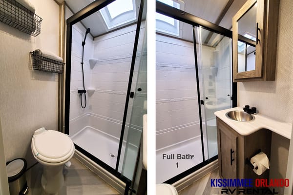 43' 2 BED 2 FULL BATH BUNKHOUSE - OUTSIDE KITCHEN