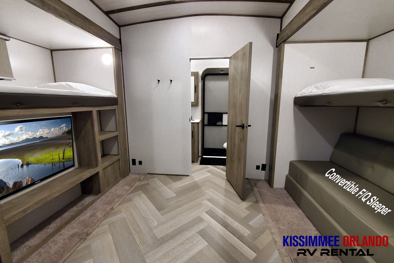 43' 2 BED 2 FULL BATH BUNKHOUSE - OUTSIDE KITCHEN