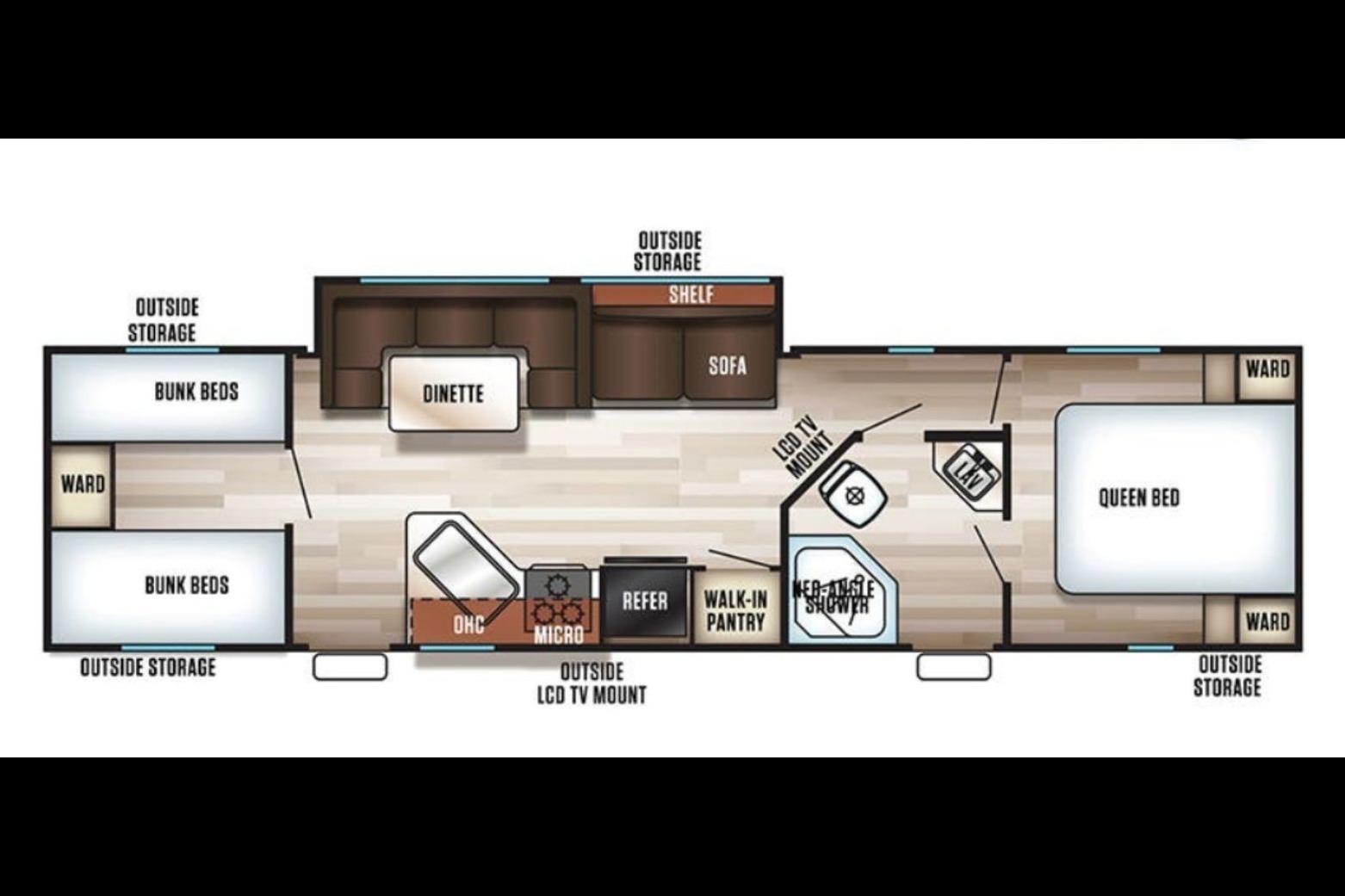 Hideaway Rv Rentals pet friendly spacious Grey Wolf limited