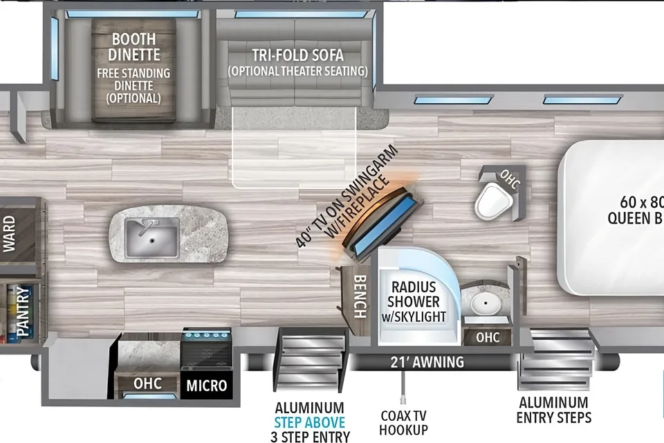 P.J.'s Grand Design 3250BH Travel Trailer