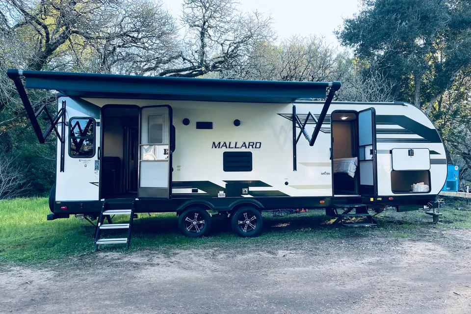 Cozy Modern Heartland Mallard Travel Trailer