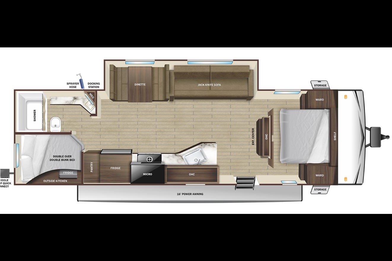 Open Range 26BHS Luxury Family Travel Trailer – Sleeps 10 | Upgraded Mattress | Fully Loaded