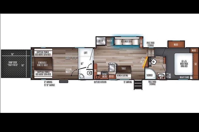 connar's Forest River 365wolfpack16 Fifth Wheel
