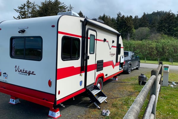 50s Diner Retro Style w/Modern Functionality and Lightweight for Easy Towing with SUV or Light Truck