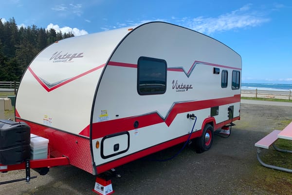 50s Diner Retro Style w/Modern Functionality and Lightweight for Easy Towing with SUV or Light Truck