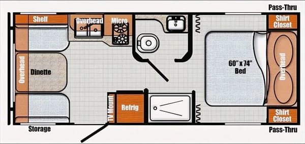 50s Diner Retro Style w/Modern Functionality and Lightweight for Easy Towing with SUV or Light Truck