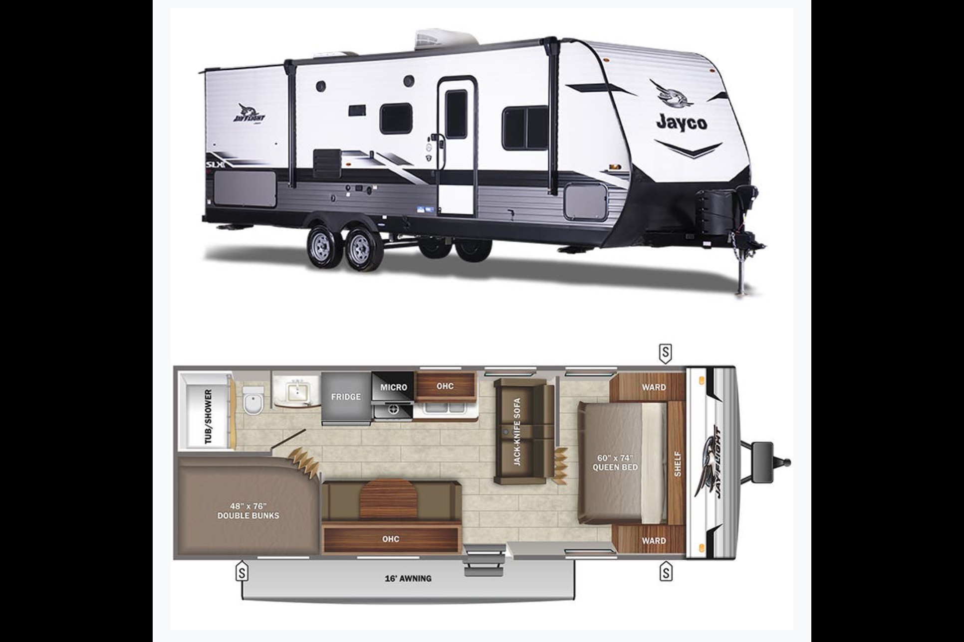 Uzy’s Jayco 264BHW Travel Trailer