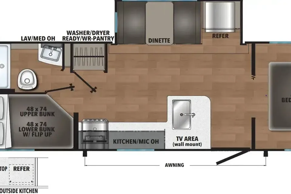 2025 Bunkhouse Sleeps 7 | Delivery Available