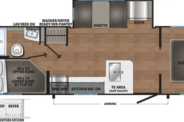 2025 Bunkhouse Sleeps 7 | Delivery Available
