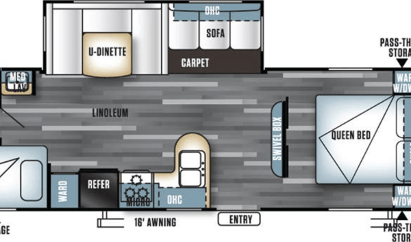 ROOMY 27 FOOT BUNK HOUSE! Delivery roundtrip