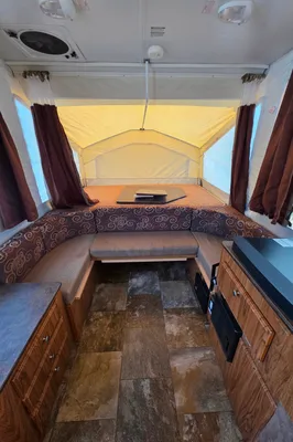 The Happy Camper -family-friendly Rockwood Freedom Pop-up trailer
